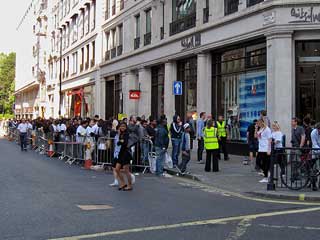 The iPhone 4 Launch at the Apple Store Regent St London.