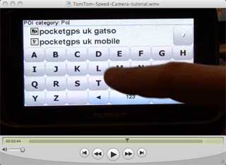 Video tutorial: Installing the speed cameras on a TomTom