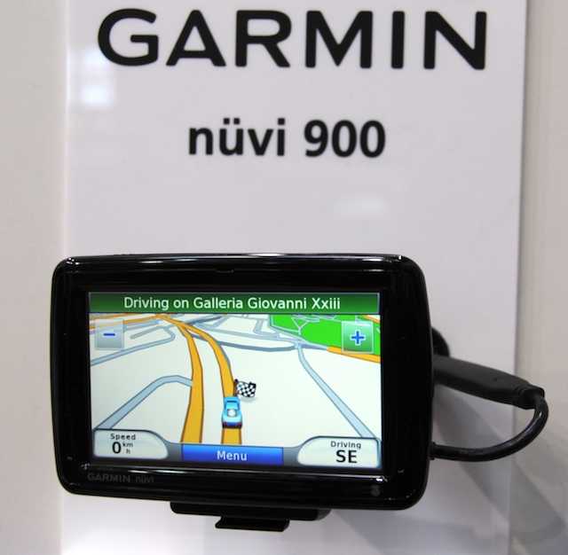 Nuvi 900T showing mapping