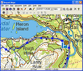 Harvey Maps Superscale lake district