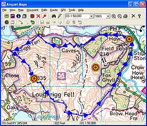 OS map detail