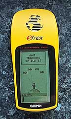 The Garmin eTrex GPS receiver