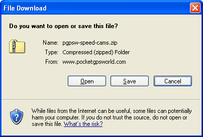 PocketGPSWorld.com speed camera download