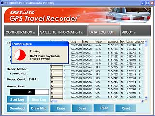 Qstarz travel recorder - locr software