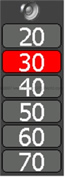 Speed Limit Selection Buttons