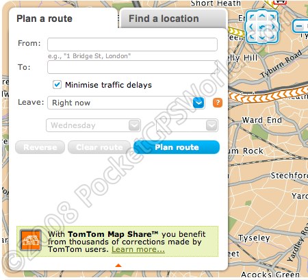 tomtom travel planner