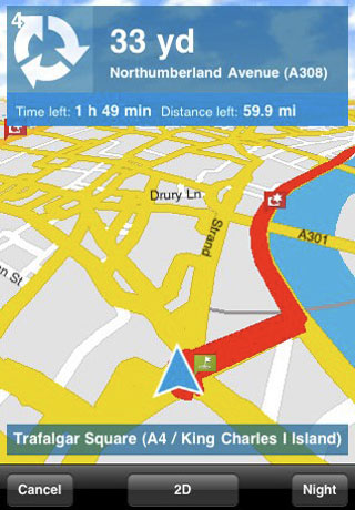 Vodafone Navigation